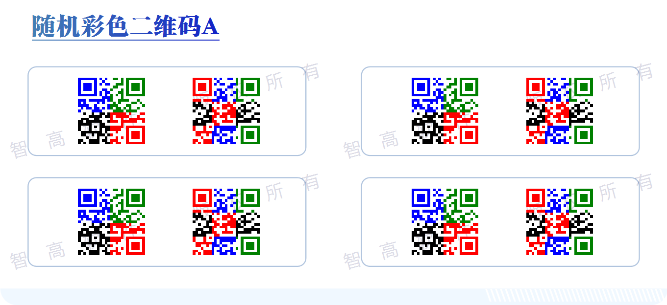 數(shù)碼印刷 防僞印刷 輸出軟件 色塊彩色二維碼